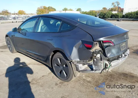 2021 Tesla Model 3 Standard Range Plus Rear-Wheel Drive from USA, damaged, VIN 5YJ3E1EA3MF017517